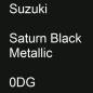 Preview: Suzuki, Saturn Black Metallic, 0DG.